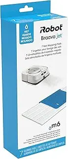 [iRobot] Authentic Replacement Parts- Braava Jet® m Series Wet Mopping Pads, (7-Pack)