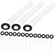 ASAKKURA 1 Set Garage Door Hinge Roller Sleeves Kit Durable Low Noise Garage Door Roller Shaft Covers for Broad Compatibility
