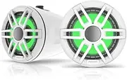 Fusion XS Series, XS-FLT652SPW 6.5" 200-Watt Sports White Marine Wake Tower Speakers, a Garmin Brand