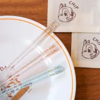 在飛比找momo購物網優惠-【LILFANT】奇奇蒂蒂水晶筷子組(3對1組 迪士尼)