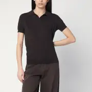 [6397] Inside Out brown polo XS Brown