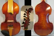 Baroque style viola song Master 7×7 strings 16" Viola d'Amore, Greatsound #12962