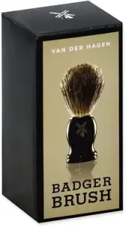 Mens Pure Badger Shaving Bear Brush Hair Close Clean Shave Wood Handle Barber