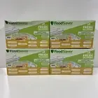 LOT x4 Genuine FOODSAVER vacuum Seal Bags Rolls Quart Gallon Variety Pack Sealer