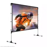 Vankyo 100" Projector Screen with Stand 16:9 4K HD Rear Front Wrinkle-Free