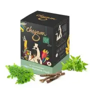 CHAYAM Moringa Tulsi Green Tea with Ginger 20 Tea Bags, Free Shipping World Wide