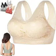 [HUIQINGLI] Kundies Push up Bra for Women, 2025 New Wireless All-Day Comfort Orthopedic Anti-Sagging Posture Correction Bra
