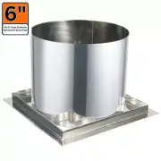 ALLFUEL HST Firestop Radiation Shield 6" x 10" for Double Wall Chimney Pipe