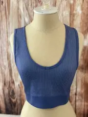 OFFLINE By Aerie Ribbed Recharge Least Support Sport Bra Size Large