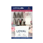 Cupcake Decorating Kit - 8 piece set Loyal Baking Pastry Cake Decorating