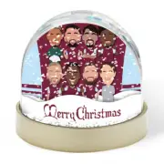 West Ham 2024-25 Christmas Snow Globe Xmas Decoration Utd Great Hammers Gift