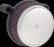 AN Big Sucker Air Filter Kit Cover SS Blk Harley Softail Springer 00-06