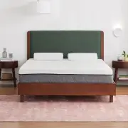 Haven Bed Frame - Super King / Walnut/Evergreen