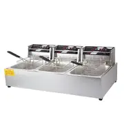 30L Deep Fryer Commercial Bench Top Fast Fryer Stainless Steel AU 2500W Electric