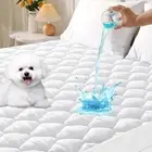King Size Mattress Protector, 100% Waterproof Quilted Mattress Cover King Siz...