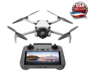 DJI Mini 4 Pro RC 2 Folding Mini Drone 4K HDR Video Camera 34 Mins Flight 20 Km