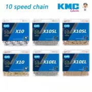 KMC X10EL/X10SL 10 Speed 116 Links MTB Bicycle Road Bike Chain For Shimano