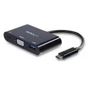 StarTech USB-C VGA Multiport Adapter - USB 3.0 Port - 60W PD CDP2VGAUACP