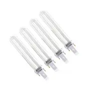 4 PCS/Set Light Bulbs Replacement 9W UV 365nm Lamp Bulb Tube for Nail Art Dry...
