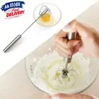 Stainless Steel Whisk Mixer Egg Milk Beater Balloon Semi-automatic Tool Kitchen