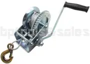 2000lb Steel Cable Hand Winch Crank Heavy Duty Winch ATV Jet Ski Trailer Boat