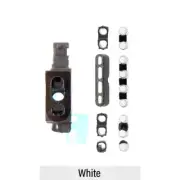 Loud Speaker & Microphone Anti-dust Mesh for iPhone XS-White (Pack of 10)