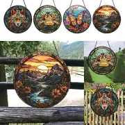 Stained Glass Window Hanging Pattern Stained Glass Suncatcher Jungle Animal