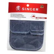 Denim Iron-On Repair Kit, Assorted Sizes, Iron-on Patches for Jeans