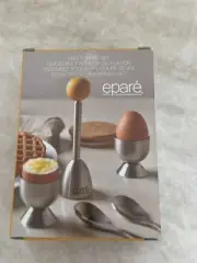 EPARE Egg Topper Set Soft Boiled Eggs with Topper & Cups New