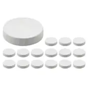 16 Pack Wide Mouth Jar Lids,Plastic Storage Caps for Canning Jars1619