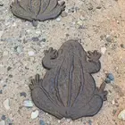 Cast Iron Frog Garden Stepping Stone