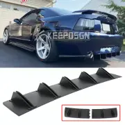 32" For Ford Mustang GT Rear Bumper Spoiler Diffuser 10x Shark Fin Splitter Chin (for: Ford)