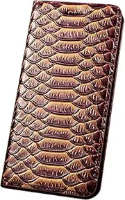 TECSHINE Cases for Sony Xperia 10 V. Leather Holster for Sony Xperia10 V Mobile Phone Case. Flip Mobile Phone Case Made of Leather Case - Brown