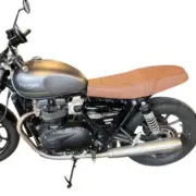 Speed Twin (Real Leather) Kustom SEAT for Triumph Speed Twin 900cc (Seat+Base)