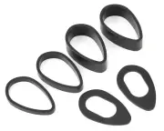 Giant 16+ TCR Advanced SL ISP Clamp Spacer Kit (Black) - 150000060