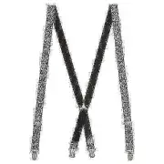 SuspenderStore Benjamin Suspenders - 1-Inch Wide Elastic - CLIP - 2 Sizes