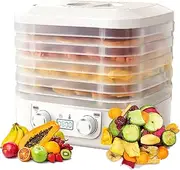 Food Dehydrator 5 Trays, Electric Food Dryer, 48h Timer, Adjustable Temperature 30-70°C (95-158°F), Food Preserver,Stackable Trays Machine, for Meat Pet Treats Herbs