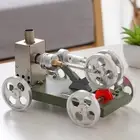 DIY Stirling Engine Car, Metal Mini Car Engine Assembly Kit Engine Model, Steam