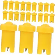EPIGEIST 100Pcs Eyelash Glue Bottle Nozzle Needles Blocking Glue Tips for Extensions Durable Applicator Essential Tool for Eyelash Application
