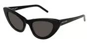 Saint Laurent SL 213 LILY 001 Men's Sunglasses Black Size 52