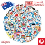 50pcs Doraemon Gadget Cat From The Future Cartoon Japan Stickers Vinyl Decal
