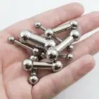 Steel Dumbbell Tongue Nail Tongue Ring Piercing Jewelry Large Size Tongue Nail