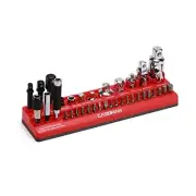 35-Piece Magnetic Socket Accessory Holder, Magnetic Tool Organizer Tray,