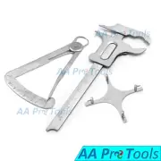 Dental Orthodontic Boley Gauge Lwanson Measuring Spring Wax Caliper Vernier