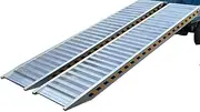 Heavy Duty Aluminium Loading Ramps, 3.5m x 450mm, 4-Tonne Capacity