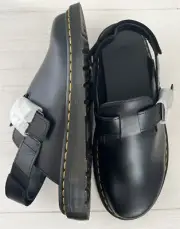 Dr. Martens Jorge Men's Leather Slingback Mules Clog Shoes Sandals Black Size 11