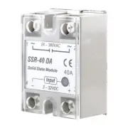 24V-380V 40A 250V SSR-40DA DC To AC Solid State Relay Module 3-32V