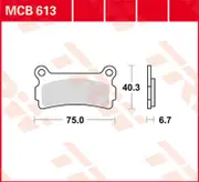TRW Lucas Brake lining MCB613