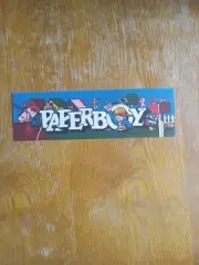 Paperboy Arcade Game Sticker