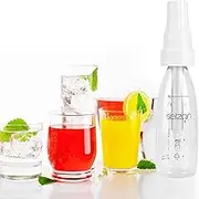Portable Water Carbonator, Bubble Water Heater, Soda Streaming Machine, Travel Drink Maker, 1L Bubble Bottle, Carbonated Water Machine for Home